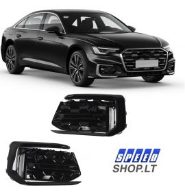 AUDI A6 C8 priekinio buferio šoninės grotelės